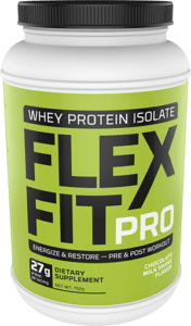 Flex Fit Pro Chocolate Milkshake Flavor Whey Powder Package